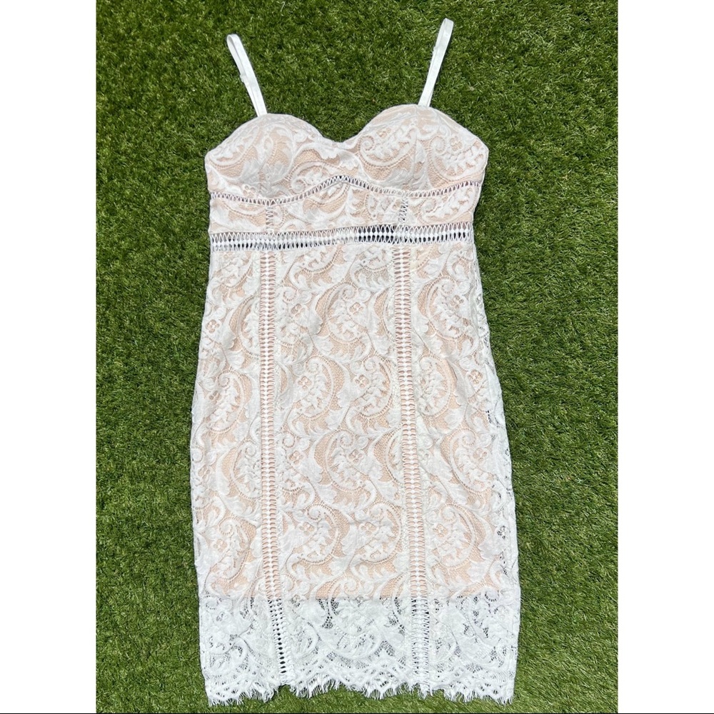 Fashion Nova Baby Don’t Lie dress - white XL